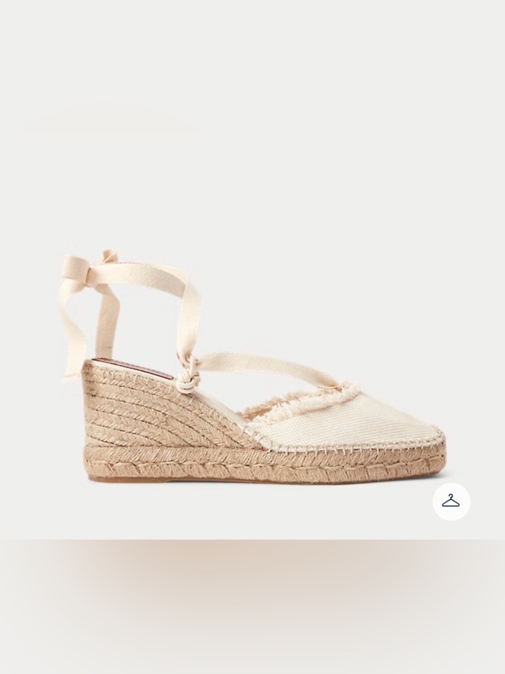 Fringe-Trim Canvas Wedge Espadrille
Polo Ralph Lauren